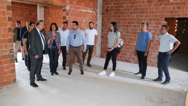 Başkan Yalım çalışmaları yerinde inceledi