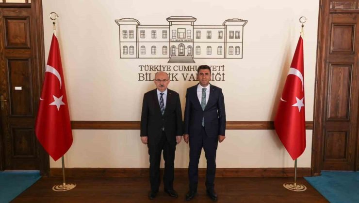 Bilecik Valisi Şefik Aygöl ve Sakarya Valisi Yaşar Karadeniz bir araya geldi