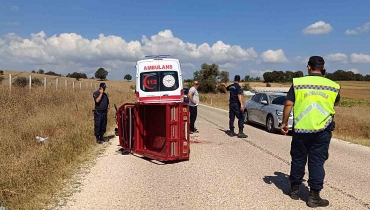 Bilecik’te elektrikli bisikletin devrilmesi sonucu 2 kişi yaralandı