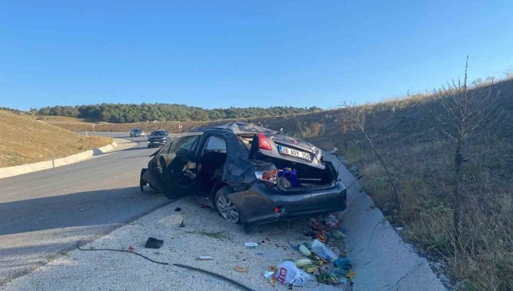 Bilecik’te meydana gelen trafik kazasında 1’i çocuk 4 kişi yaralandı