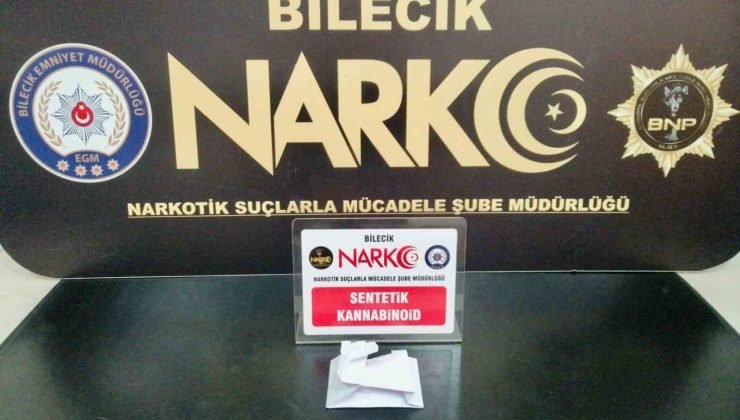 Bilecik’te uyuşturucu operasyonu