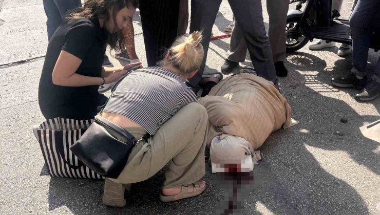 Doktor, kazada yaralanan sürücünün başından bir an olsun ayrılmadı