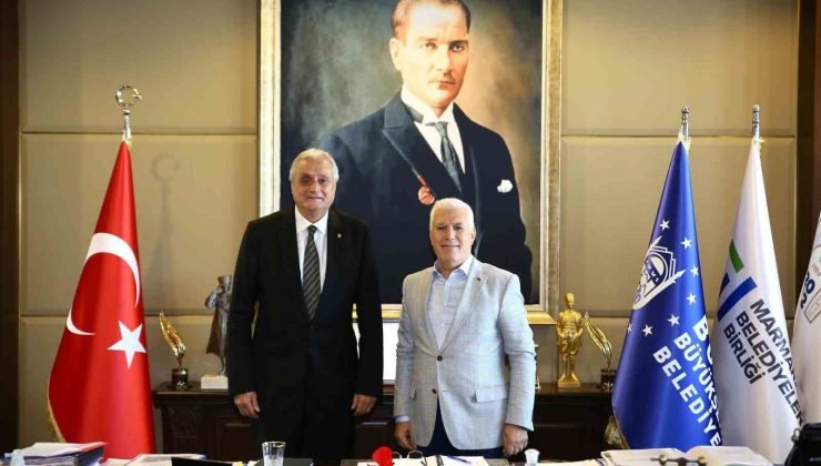 İki başkan bir araya geldi