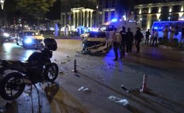 Kütahya’da otomobil ile iki motosiklet çarpıştı: 2 yaralı