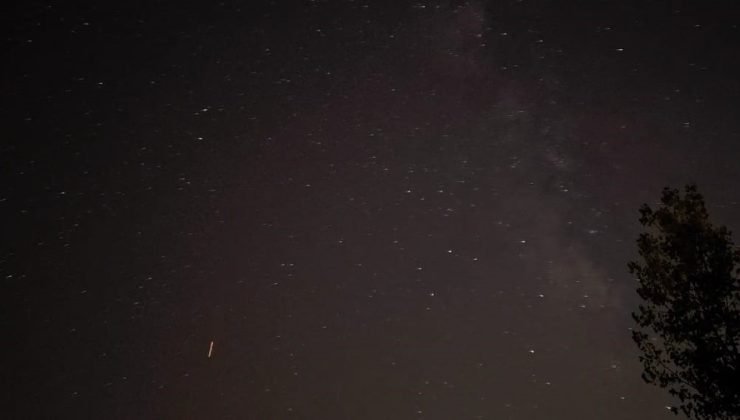 Meteor yağmurunu cep telefonu ile görüntüledi