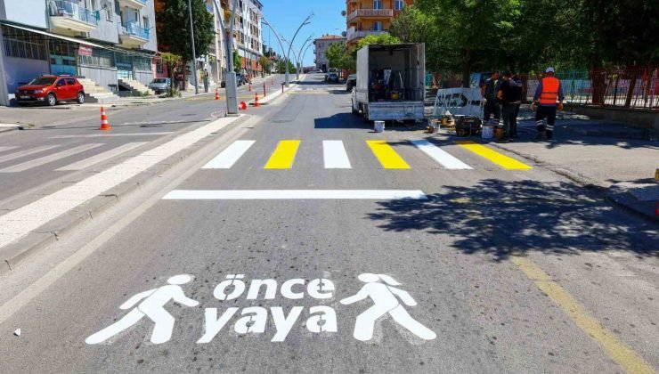 Şehir içi ulaşım alanları yapılan çalışma ile artık daha güvenli