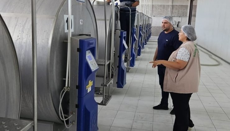 Süt ve süt ürünleri üreten işletmeler denetlendi