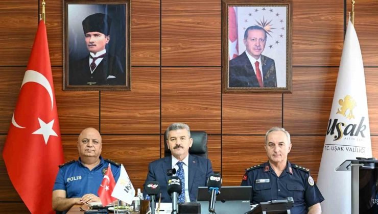 Uşak’ta Güvenlik ve Asayiş Bilgilendirme toplantısı gerçekleştirildi