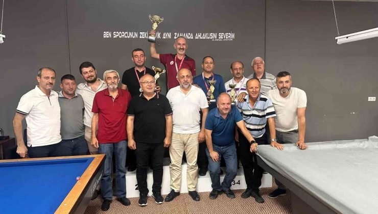 Afyonkarahisar’da Üç Bant Bilardo İl Şampiyonası tamamlandı