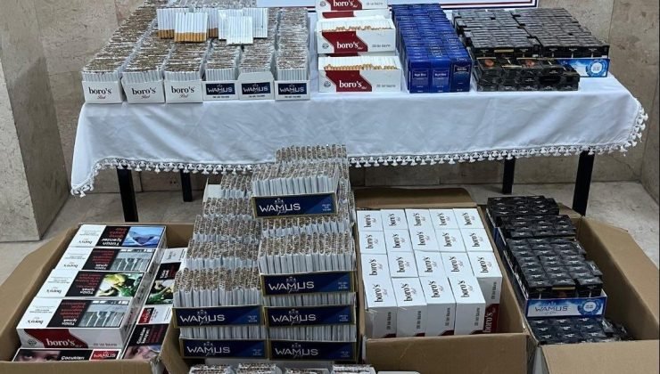 Bilecik’te 53 bin adet dolu makaron ele geçirildi