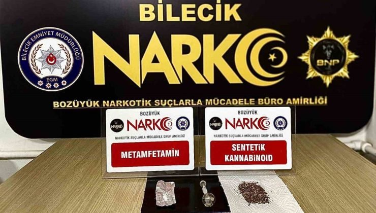 Bilecik’te durdurulan şüpheli araçta uyuşturucu madde ele geçirildi