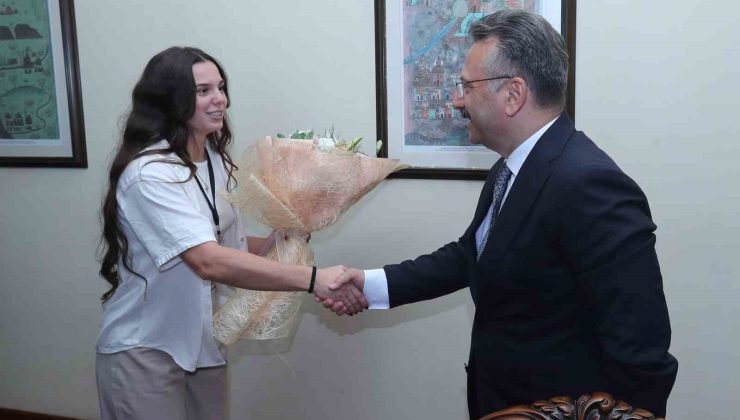 ’Genç Aşçılar-Geleceğim Mutfağım’ proje ortakları Vali Aksoy’u ziyaret etti