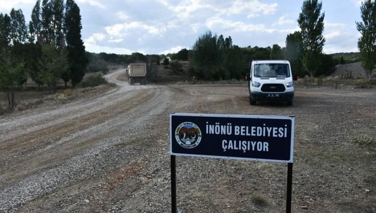 İnönü’de 40 yıllık yol sorunu çözüldü