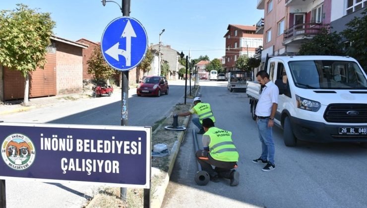 İnönü’de sokaklar ışıl ışıl oluyor