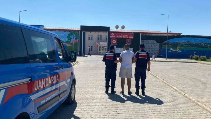 Kasten yaralama suçundan aranan şahsı jandarma yakaladı