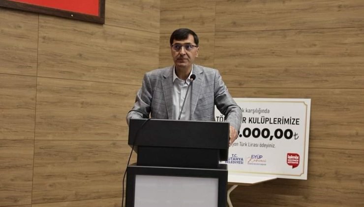 Kütahya Belediyesi’nden amatör spor kulüplerine destek