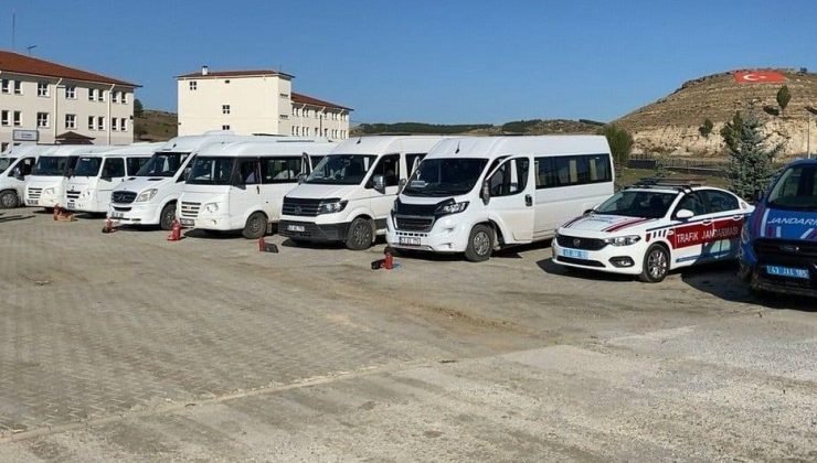 Kütahya’da okul servis araçları denetlendi