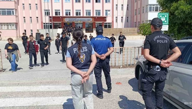 Okul çevrelerinde denetim yapıldı