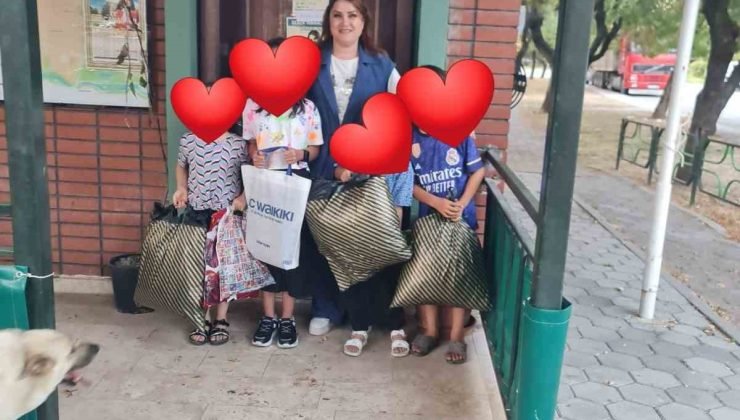 Şeker Mahalle Muhtarı’ndan okul forması ve kırtasiye desteği