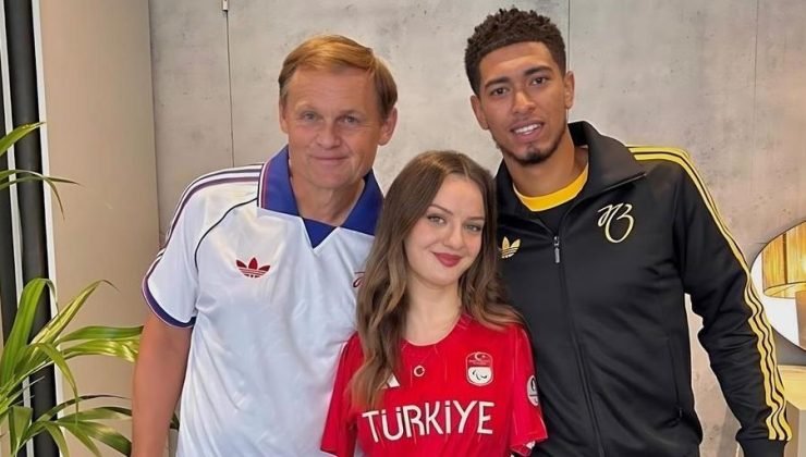 Sümeyye Boyacı, Real Madrid’in yıldızı Jude Bellingham ile bir araya geldi