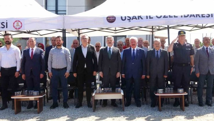 Uşak’ta hayırsever tarafından yapılan okulun temeli törenle atıldı