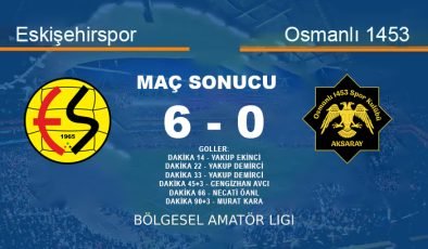 Eskişehirspor, taraftarı önünde farka koştu