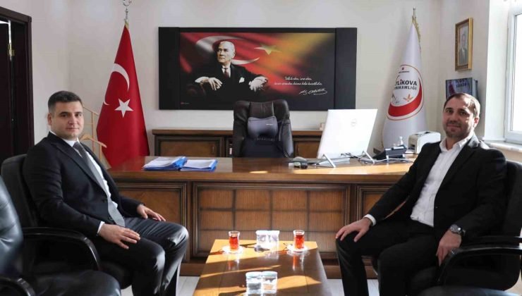 Beylikova Belediye Başkanı’ndan Kaymakam İsmail Şanal’a hayırlı olsun ziyareti