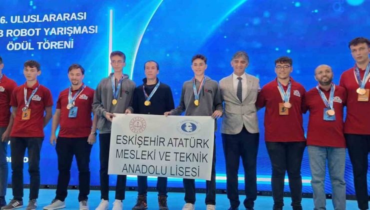 Eskişehir’deki lisede tasarlanan robot dünya birinciliğini getirdi
