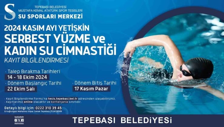 Su jimnastiği kursu için kayıtlar başlıyor