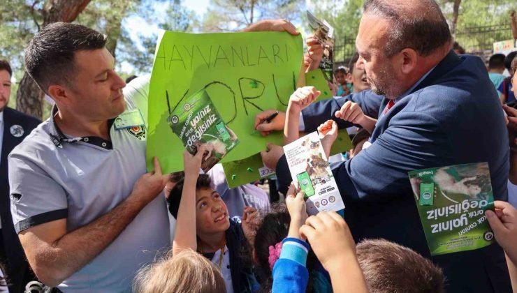 Uşaklı miniklere hayvan sevgisi anlatıldı