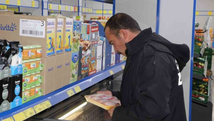 Çifteler’de zabıta ekiplerinden market denetimi