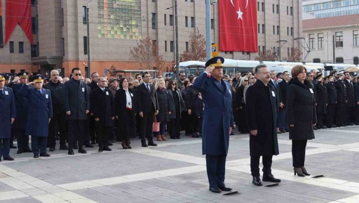Eskişehir’de 10 Kasım Atatürk’ü anma töreni