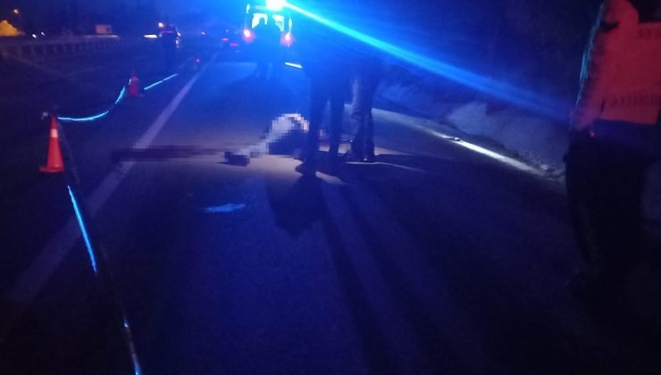 Gediz’de minibüsün çarptığı yaya hayatını kaybederken, kaçan sürücü yakalandı