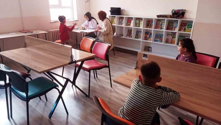 Hisarcık’ta 1. sınıf öğrencilerine işitme tarama testi