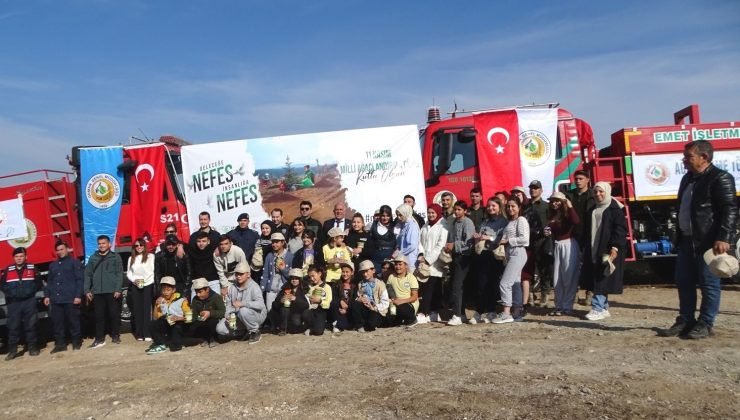 Hisarcık’ta 120 fidan dikildi