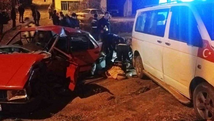 Hisarcık’ta trafik kazası: 5 yaralı