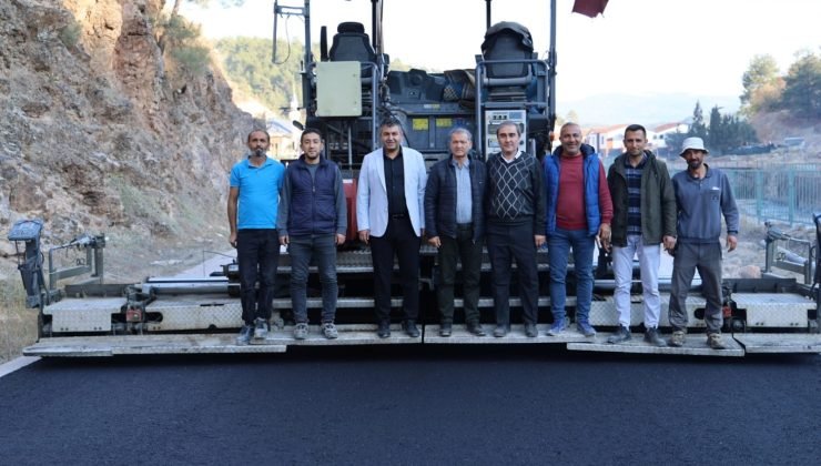 Ilıca Termal Tatil Köyündeki sıcak asfalt çalışmaları tamamlandı