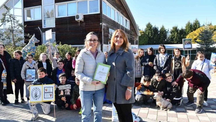 Öğrencilerden can dostlara anlamlı bağış