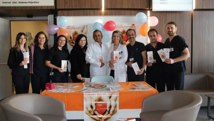 Organ bağış için Kütahya Şehir Hastanesi’nde farkındalık standı