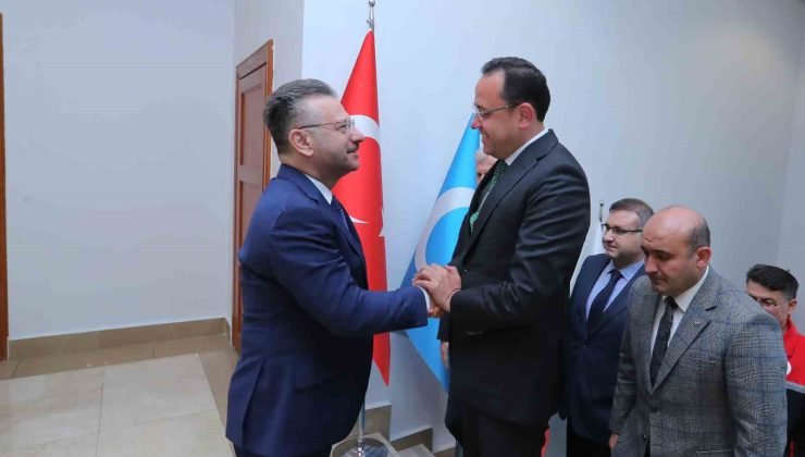 Tarım ve Orman Bakan Yardımcısı, Vali Aksoy’u ziyaret etti