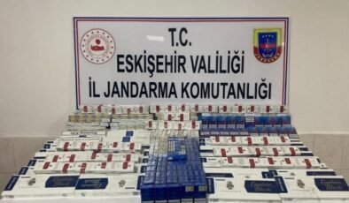 Eskişehir’de Kaçak Sigara Operasyonu: Jandarmadan Kaçamadı