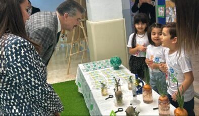 Eskişehir’de Anaokulunda Topraksız Tarım : İlk Hasat Yapıldı