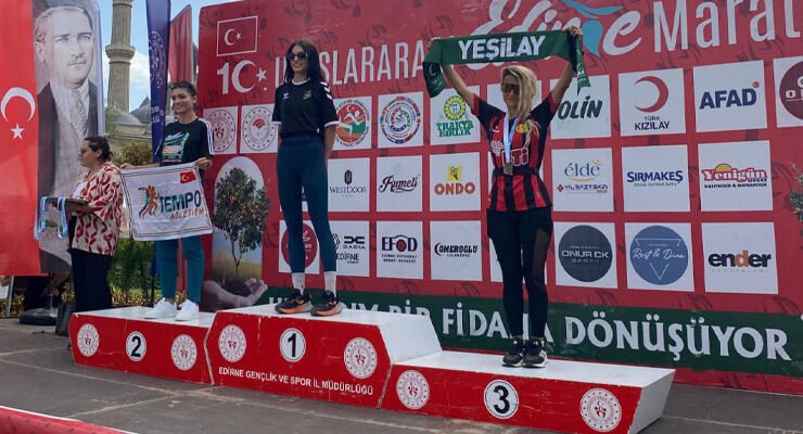 Eskişehirli Sporcu Bahar Sezer, Edirne’de Derece Yaptı