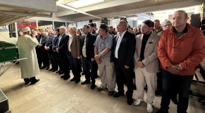DEVA Partili İrfan Karatutlu’nun bacanağı Metin Civan son yolculuğuna uğurlandı