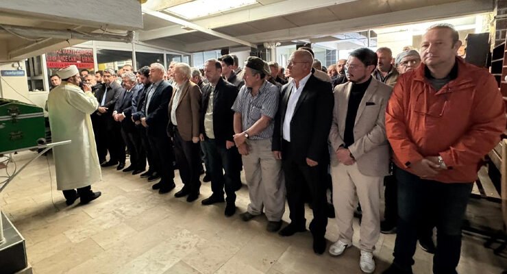 DEVA Partili İrfan Karatutlu’nun bacanağı Metin Civan son yolculuğuna uğurlandı