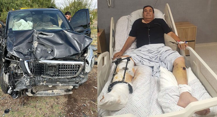 Kızılay Eskişehir Eski Başkanı Girgin, Kazadan Yaralı Kurtuldu