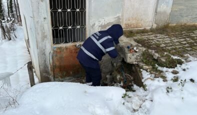 Dondurucu soğukta su mesaisi