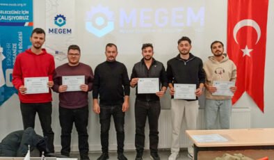MEGEM’de 46. Dönem Mezuniyet Coşkusu: 66 Kursiyer Sanayiye Kazandırıldı