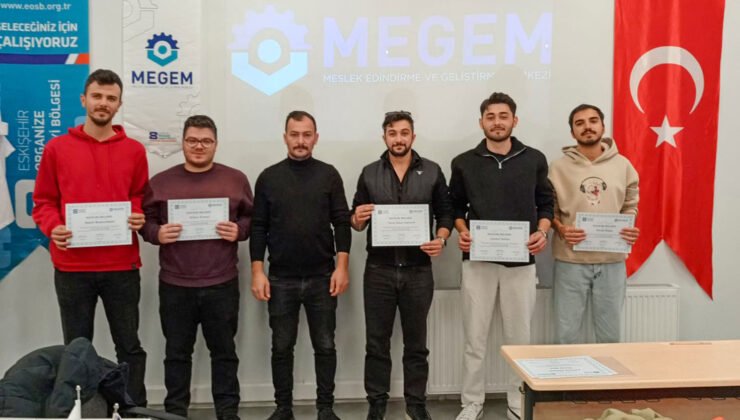 MEGEM’de 46. Dönem Mezuniyet Coşkusu: 66 Kursiyer Sanayiye Kazandırıldı