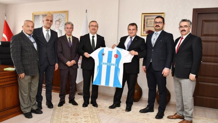 ESKERDER’den İl Milli Eğitim Müdürü Sinan Aydın’a Ziyaret